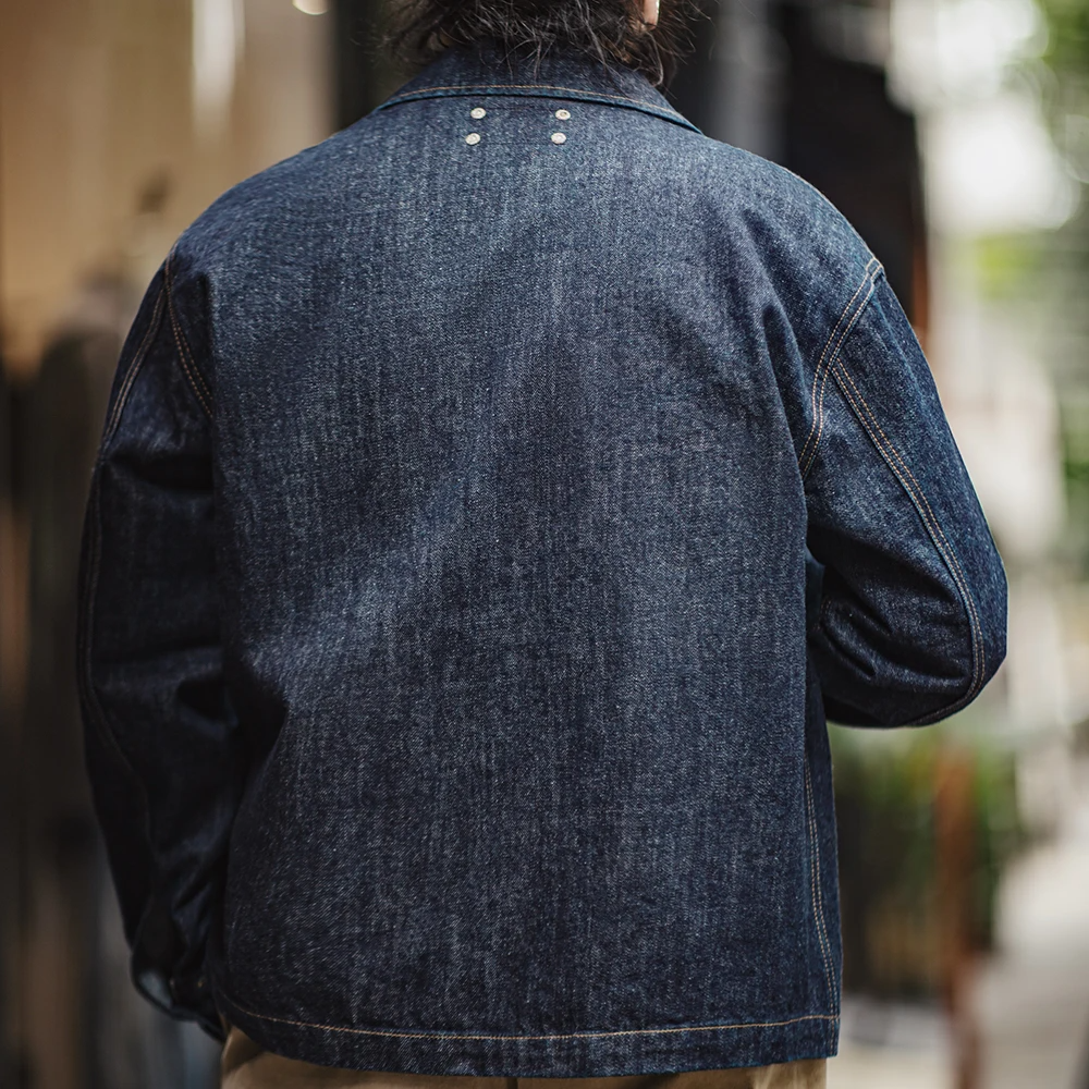 Veste en Denim Vintage à 4 Poches